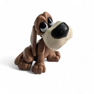 Disney Cinderella Bruno Dog PVC Figure Vintage Disney Character Collectible 2.5"